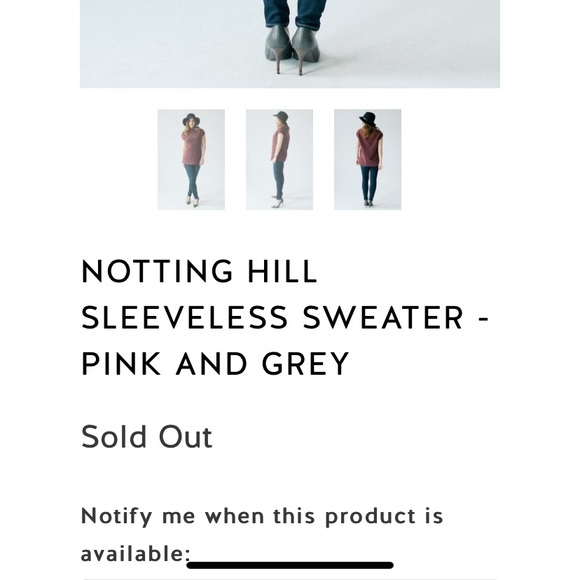 Cocoon by Elizabeth Geisler Sleeveless Sweater - Picture 4 of 4